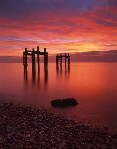 Coast : "The Dolphins" at Sunrise