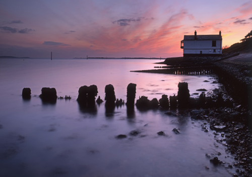 Coast : Groyne by the Watch House at Lepe