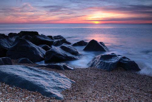 Coast : Keyhaven Sunset