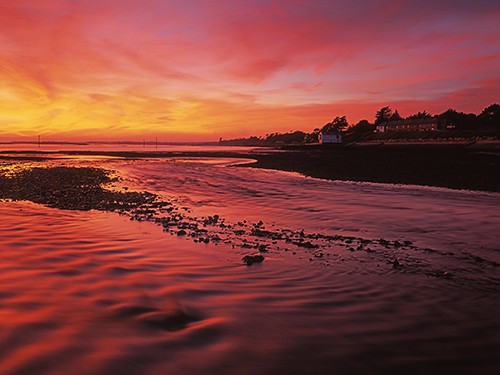 Coast : Lepe Sunset