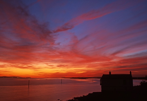 Coast : Winter Sunset at Lepe